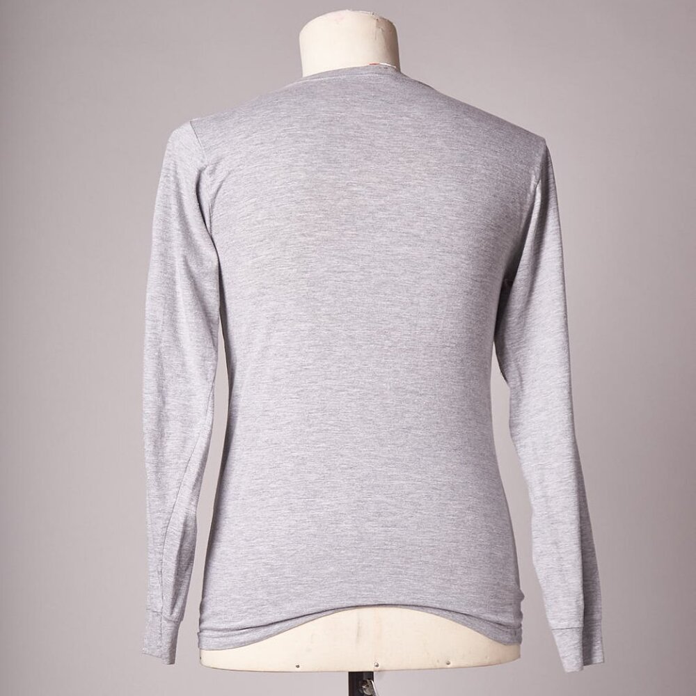 Late 90s Early Y2K Element Gray Long Sleeve Tee Shirt